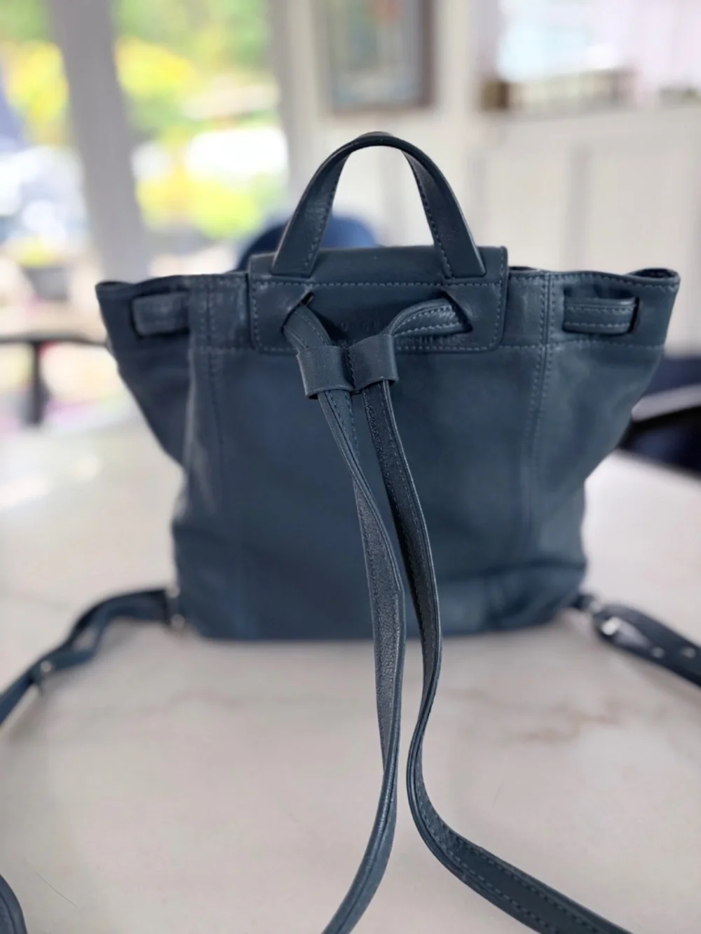 Longchamp - Le Pliage Cuir Leather Backpack, Small